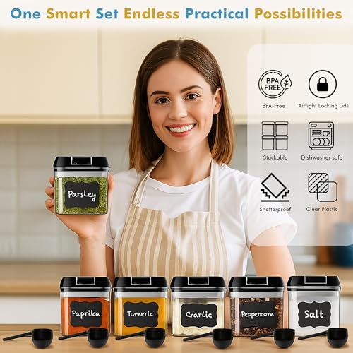 6 pc Food Storage Container Variation