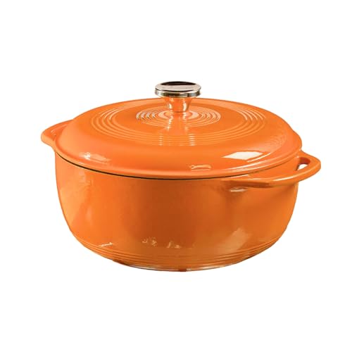 Essential Enamel Cast Iron Dutch Oven (Pumpkin)
