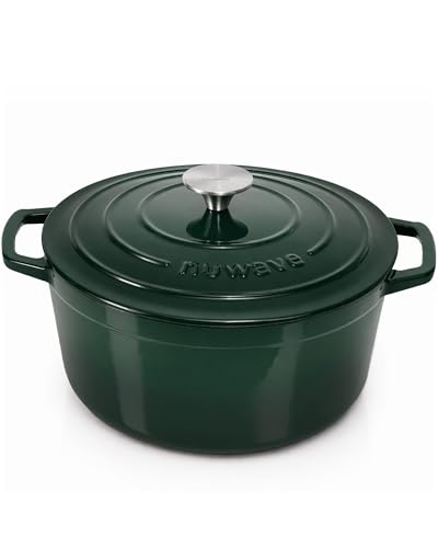 6QT Cast Iron Dutch Oven Pot with Lid