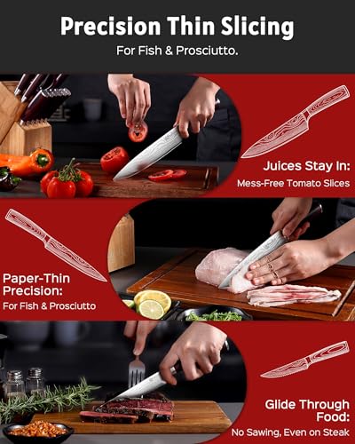 Knife Set High Carbon Stainless Steel Kitchen Knife Set