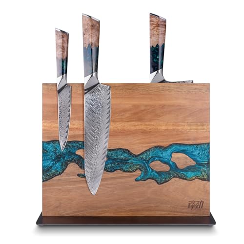 Wood Magnetic Knife Block
