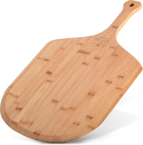Zulay Authentic Bamboo Pizza Peel Wood
