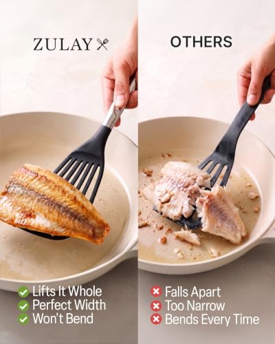 Fish Turner Flexible Slotted Spatula