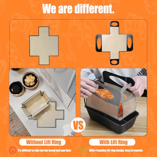 Reusable Silicone Bread Loaf Pan Liner