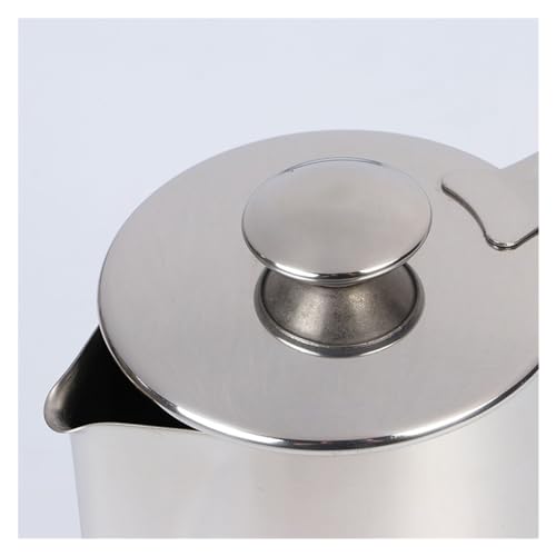 Gravy Boat Milk Pitcher Stainless Steel Milk Jug with Handle Coffee Milk Creamer Pitcher Serving Pitcher Sauce Pitcher (1500ml)