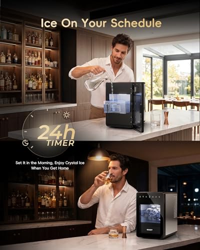 2.4" Sphere Ice Maker with CrystalFlux Technology
