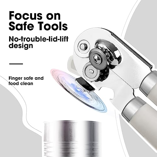 Manual Handheld Can Opener with Sharp Blade