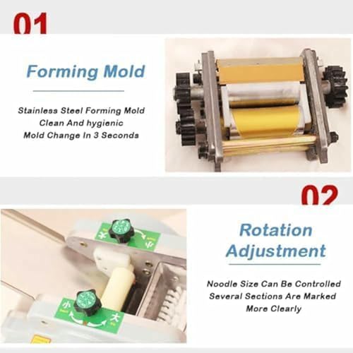 Electric Dumpling and Pasta Maker with Round Mold