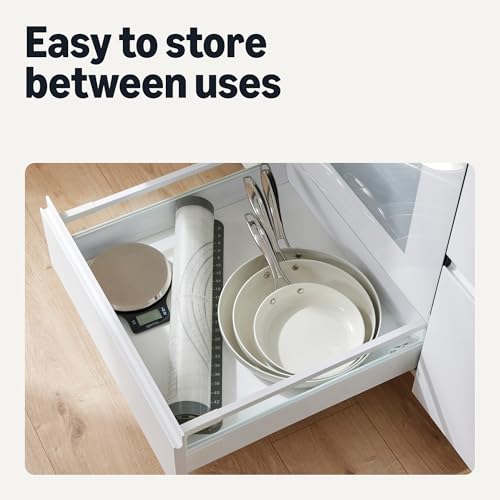 Ceramic Nonstick Frying Pan Set (Linen Gray)