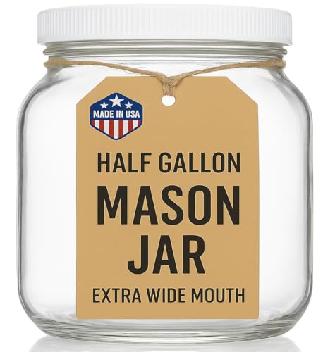 Half Gallon Mason Jar