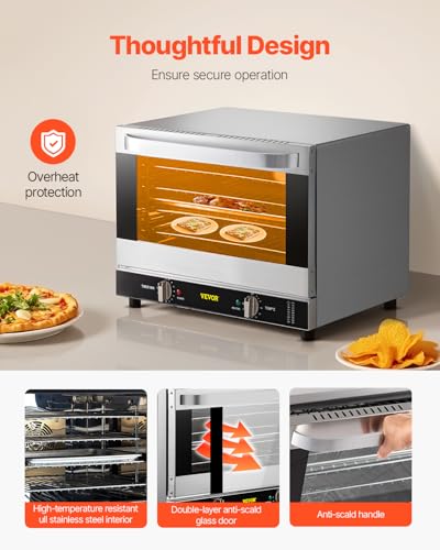 Commercial Convection Oven (4-Tier 60Qt)