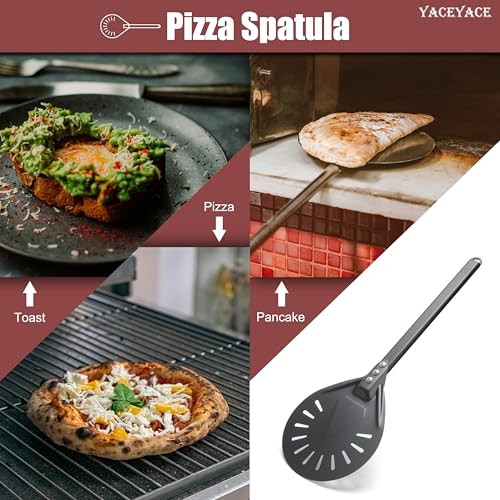 Round pizza turning peel
