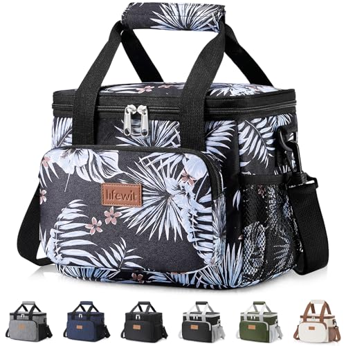 Large Lunch Bag Insulated Lunch Box Soft Cooler Cooling Tote for Adult Men Women