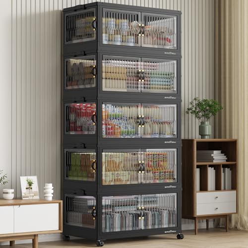 Stackable Storage Bins with Lids