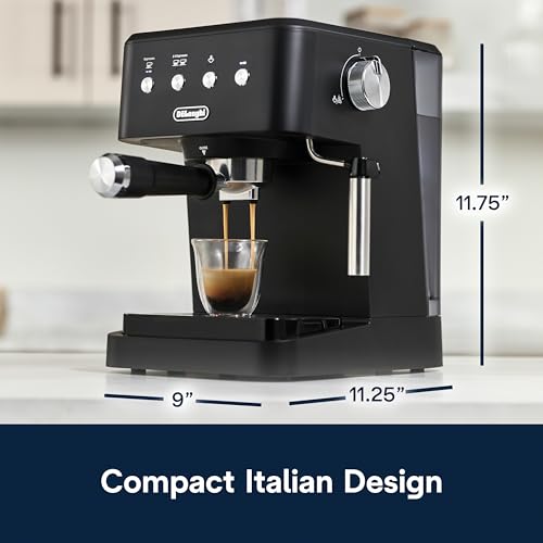 De’Longhi Classic Matte Black Espresso Machine (Classic Black)