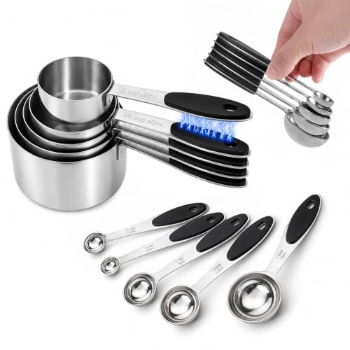 10 Piece Magnetic Measuring Cups and Spoons Set