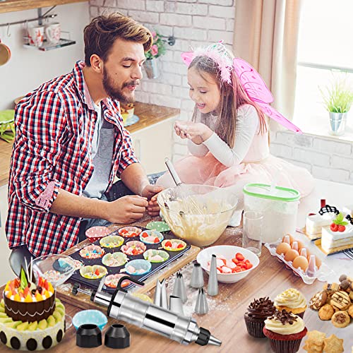 Icing Decoration Gun Set Dessert Decorating Decorator Syringe Cake Decorating Tool