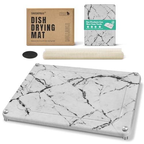 Stone Drying Mat For Kitchen Counter Superb Absorbent Diatomaceous Earth Mats with Non