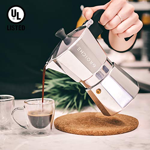 Milano Moka Pot (6 espresso cups / Silver)