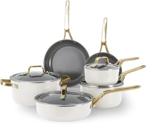 Ceramic Nonstick Cookware Set with Lids