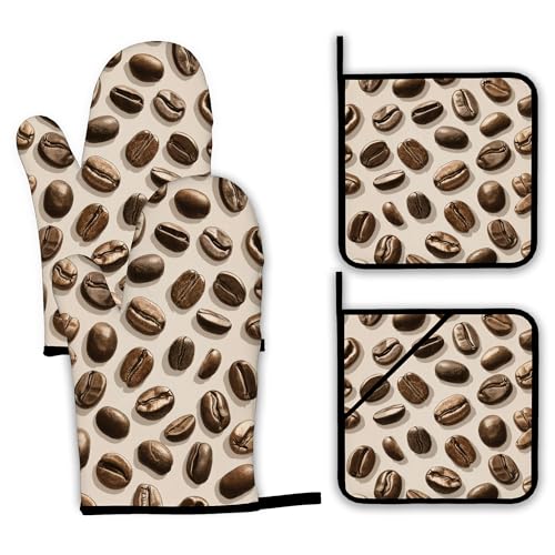 Abstract Daisy Flower Oven Mitts and Pot Holders