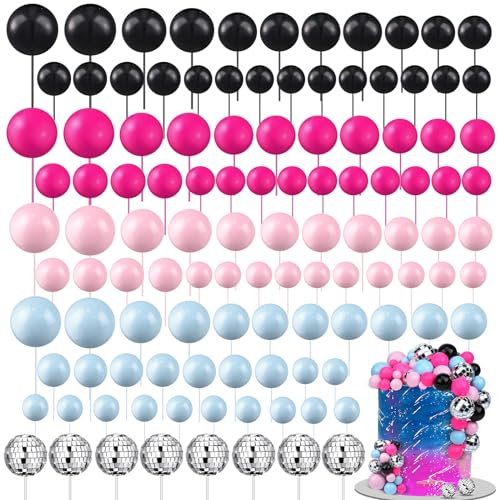 108 Pcs Ball Cake Toppers