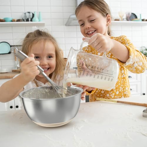 Stainless Steel Mixing Bowls with Lids (Khaki)