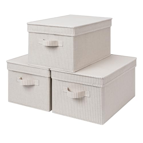 Fabric Storage Bins with Lids