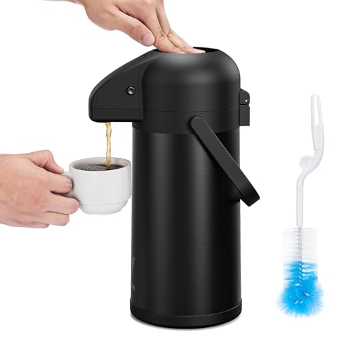 Airpot Coffee Carafe Dispenser with Pump