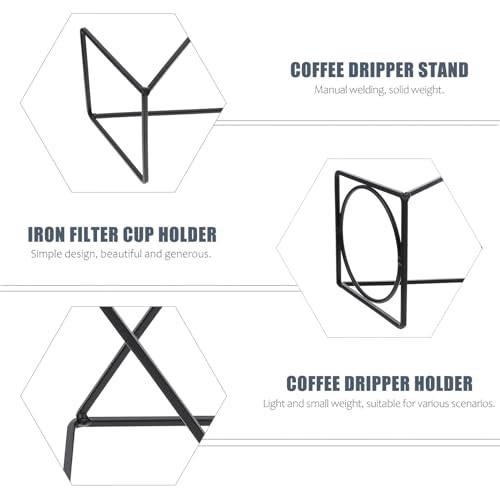 Pour Over Dripper Stand Manual Coffee Filter Maker Pour Over Coffee Holder Filter Cup Holder Tea Strainer Stand for Coffee Beer Drink Maker