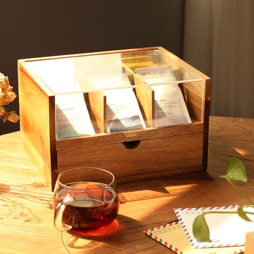 6 Compartments Tea Bag Organizer by HTB