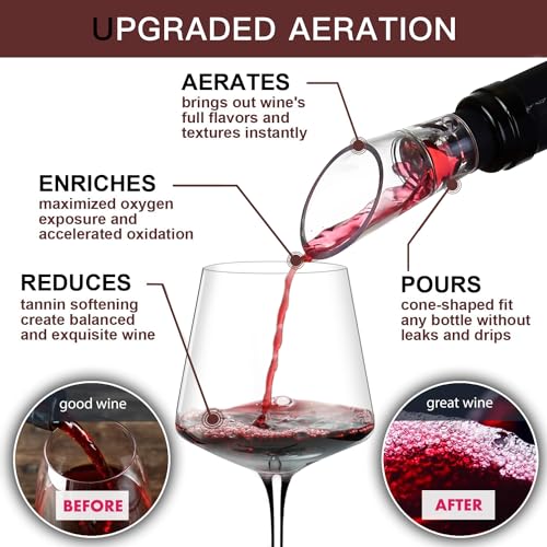 Modern Red Wine Glasses Set