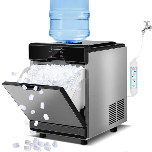 Nugget Ice Maker Countertop Dual Water Inlet Options