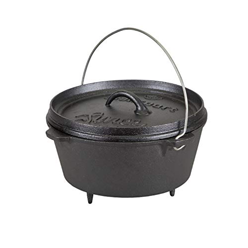 s Cast Iron Dutch Oven with Lid (With Legs-4 QT)
