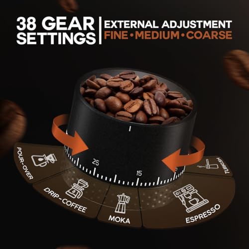 Burr Coffee Grinder (Black)