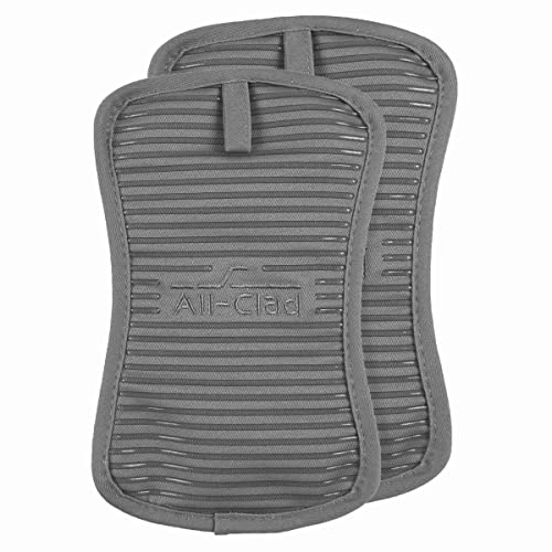Premium Pot Holder & Heating Pad (Pewter / 2 Pack)