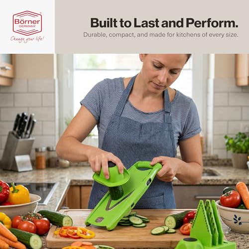 Borner V Power Vegetable Mandoline Slicer (Green)