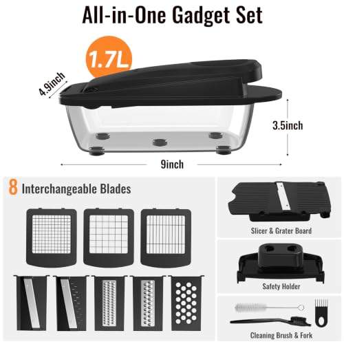 8 Blade Cook Tool & Gadget Sets