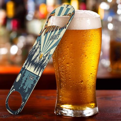 Anchors Stainless Steel Bottle Opener Nautical Anchor Hook Marine Cruise Symbol Boat or Ship Flat Beer Bottle Opener Keychain for Home Kitchen Bar Restaurant Party Birthday Gift