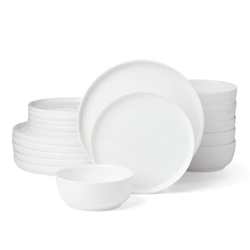 Modern White Dinnerware Set