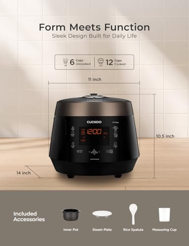 HP Pressure Rice Cooker 12 Menu Options