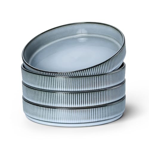 4 6 Pieces Stoneware Pasta Bowls Set