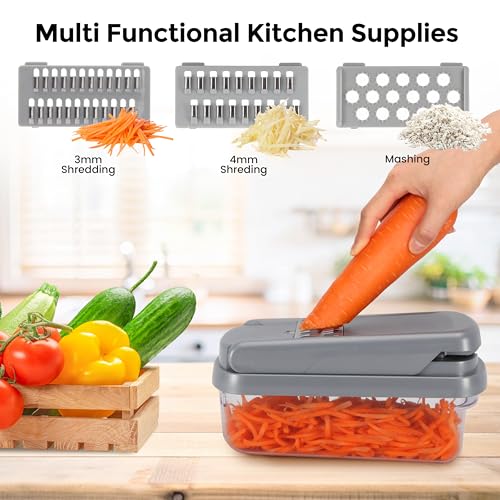 Vegetable Chopper (Silver Gray)