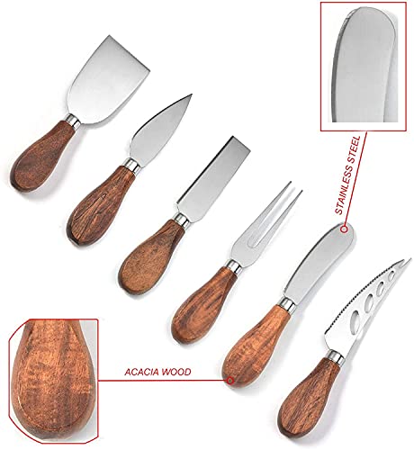Exquisite 6 Piece Cheese Knives Set