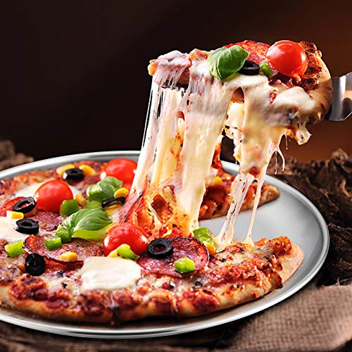 10 12 inch Pizza Pan Stainless Steel Pizza Oven Pan Tray