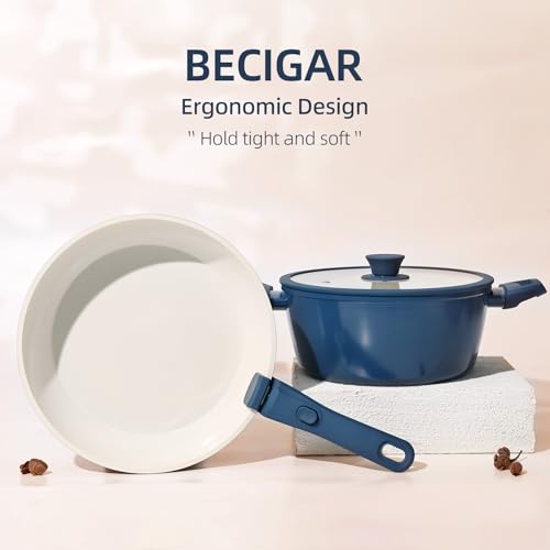Pans Set Nonstick Detachable Handle Cookware
