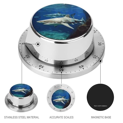 Two White Sharks Kitchen Timer (One Size / Two White Sharks)