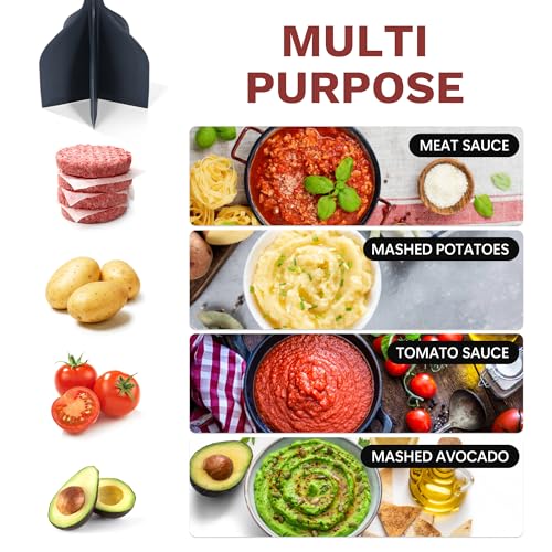 Li&Zhao Heat Resistant Meat Masher for Hamburger Meat