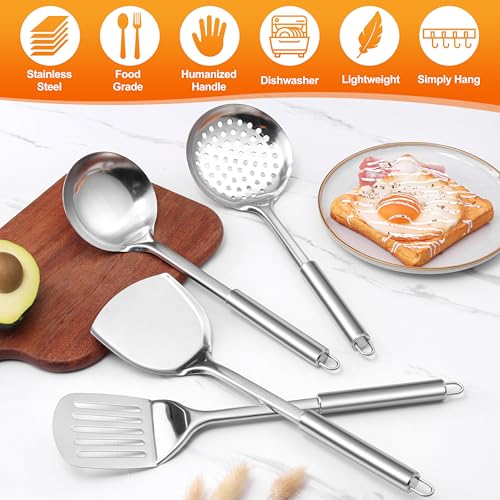 Stainless Steel Cooking Utensils Set of 4