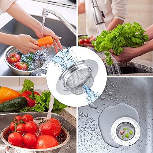 2 Pcs Kitchen Sink Strainer